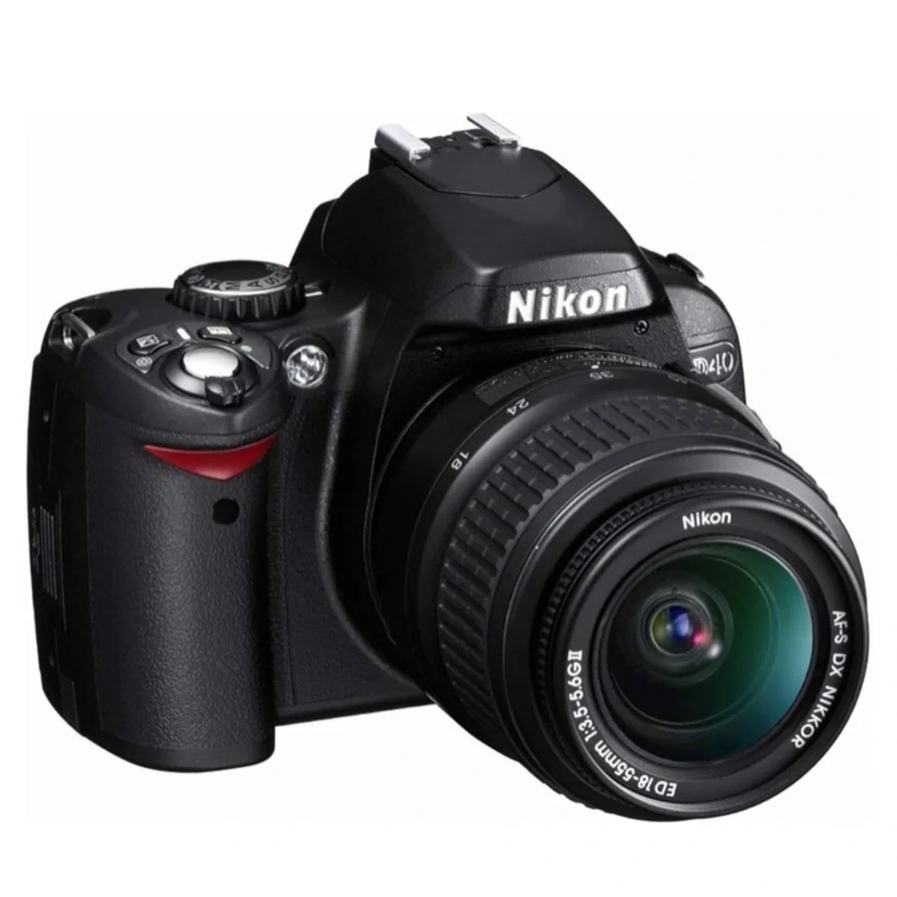 Nikon D40 Complete Kit (NOS) • Camera, Manual, Case, Charger, Guidebook